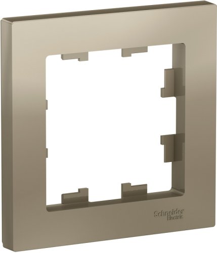 Рамка универсальная Systeme Electric AtlasDesign 1-м. шампань картинка